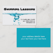 Zwemles Visitekaartje (Voorkant / Achterkant)