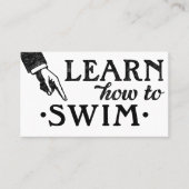 Zwemles Visitekaartjes - Koel  (Voorkant)