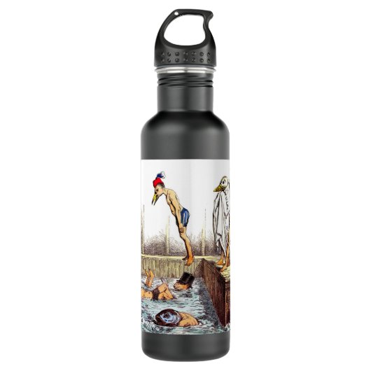 Zwemles Waterfles (Voorkant)