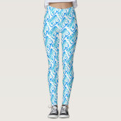 "Zwemleven" Coole poolletters Leggings (Voorkant)