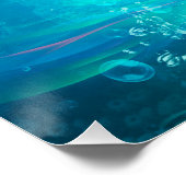 Zwemmantarroggen Poster (Hoek)