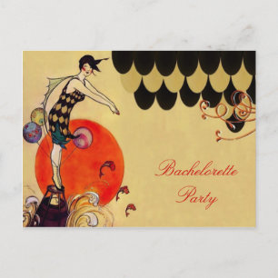 Zwemmeisje ~ Briefkaart / Uitnodigingen / RSVP