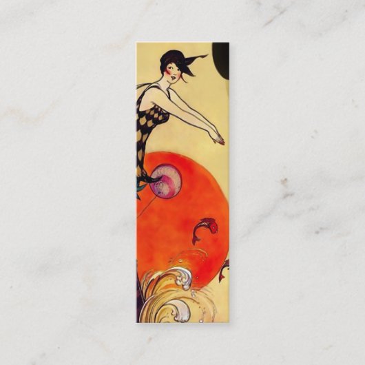 Zwemmeisje - Slim Visitekaartje (Voorkant)