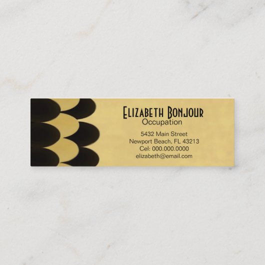 Zwemmeisje - Slim Visitekaartje (Achterkant)