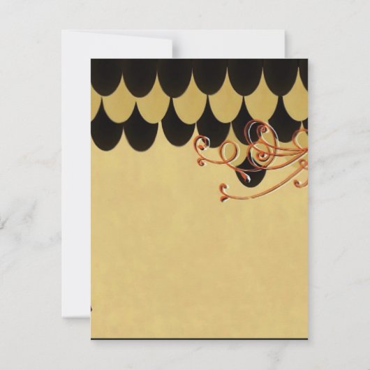 Zwemmeisje ~ Uitnodiging (Achterkant)