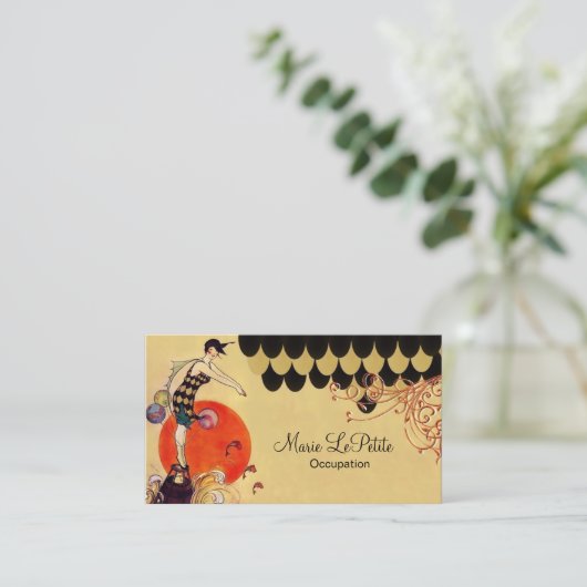 Zwemmeisje ~ Visitekaartje (Staand voorkant)