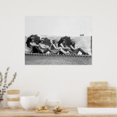 Zwemmeisjes Lansburg: 1922 Poster (Keuken)