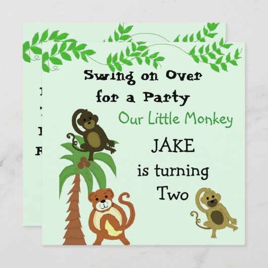 Zwemmelapen Aanwezigheid Kaart (Voorkant / Achterkant)