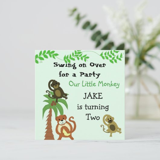 Zwemmelapen Aanwezigheid Kaart (Staand voorkant)