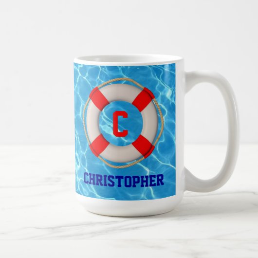 Zwemmelige coach LIfesaver Koffiemok (Rechts)