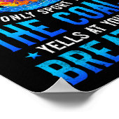 Zwemmelige zwembriem met zwemblam poster (Hoek)