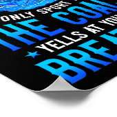 Zwemmelige zwembriem met zwemblam poster (Hoek)