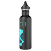 Zwemmelkever PE Wwim Leraar appreciatie Gift Waterfles (Rechts)