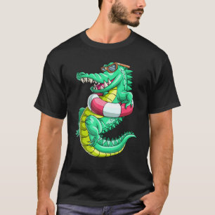 Zwemmelkodil Alligator Reptile Animal T-shirt