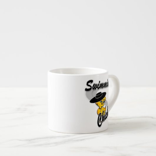 Zwemmels #4 espresso kop (Voorkant rechts)
