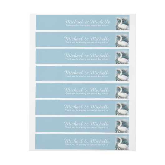 Zwemmels | PERSONEELSEL Omwikkelbaar Adreslabel (Vel)