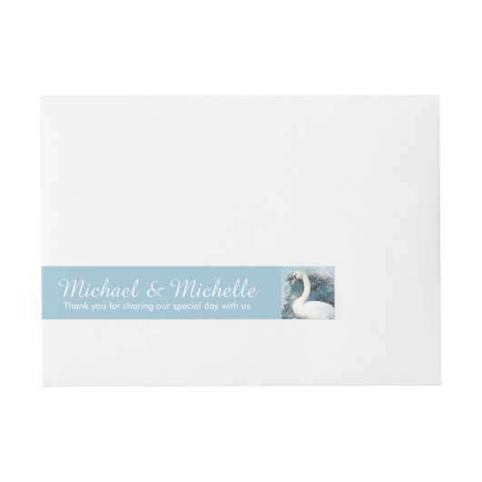 Zwemmels | PERSONEELSEL Omwikkelbaar Adreslabel (Voorkant)