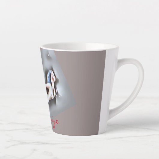 Zwemmelvis Grijze Thunder_Cove Latte Mok (Rechts)