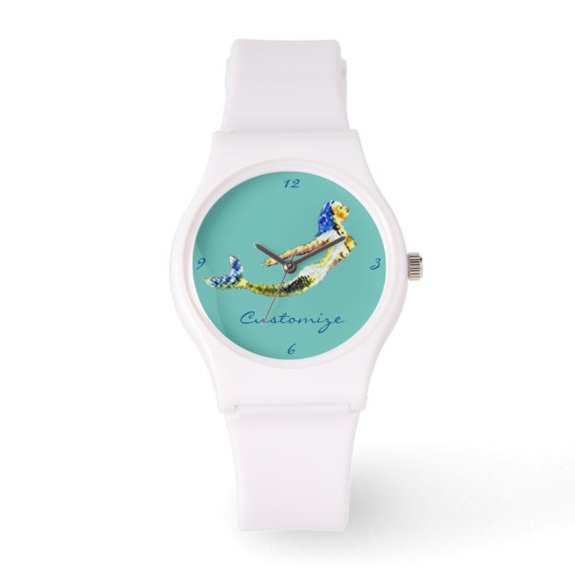 Zwemmelvis Thunder_Cove Blue Horloge (Voorkant)