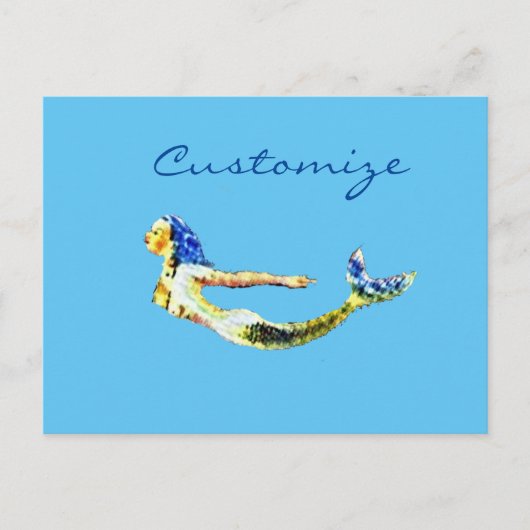 Zwemmelvis Thunder_Cove Briefkaart (Voorkant)