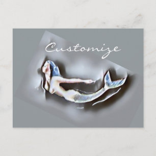 Zwemmelvis Thunder_Cove Grey Briefkaart