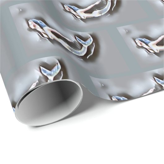 Zwemmelvis Thunder_Cove Grey Cadeaupapier (Rol Hoek)