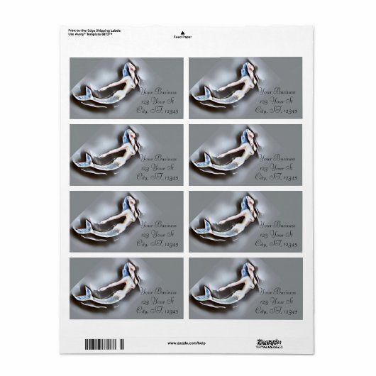 Zwemmelvis Thunder_Cove Grey Etiket (Full Sheet)