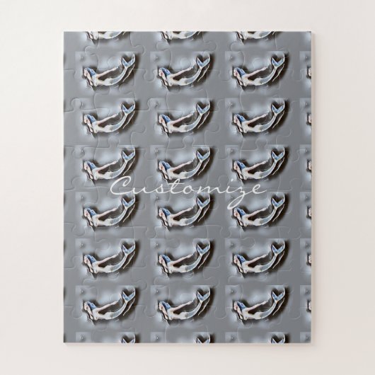 Zwemmelvis Thunder_Cove Grey Legpuzzel (Verticaal)