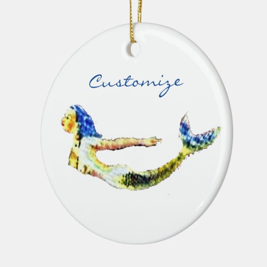 Zwemmelvis Thunder_Cove Keramisch Ornament (Links)