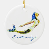 Zwemmelvis Thunder_Cove Keramisch Ornament (Achterkant)