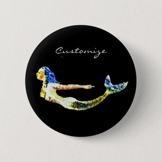 Zwemmelvis Thunder_Cove Ronde Button 5,7 Cm (Voorkant)