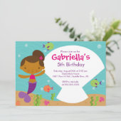 Zwemmelvis - uitnodiging (Staand voorkant)