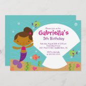 Zwemmelvis - uitnodiging (Voorkant / Achterkant)