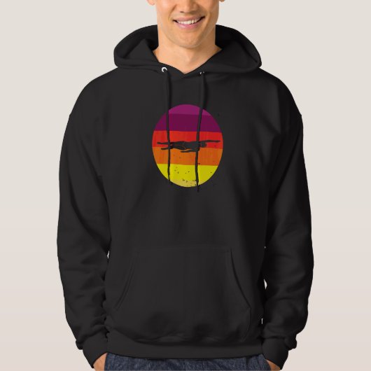 Zwemmen 1 hoodie (Voorkant)