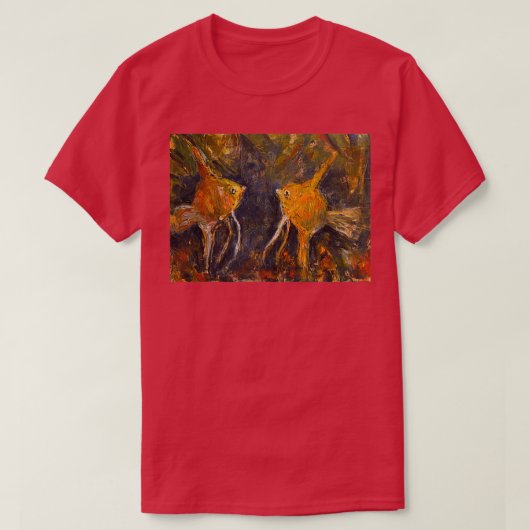 Zwemmen als visRomance T-shirt (Design voorkant)