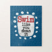 Zwemmen alsof je bedoelt dat het een puzzel is legpuzzel (Verticaal)