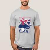 ZWEMMEN AUSTRALISCHE VOOROUDERS WATERBAD T-Shirt (Voorkant)