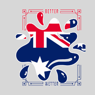 ZWEMMEN AUSTRALISCHE VOOROUDERS WATERBAD T-Shirt