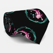 Zwemmen Axolotl Stropdas (Opgerold)