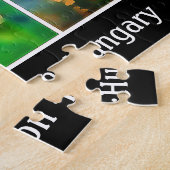 Zwemmen bij het Balatonmeer - triptych Legpuzzel (Zijkant)
