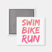 zwemmen_bike_run-04b magneet (Voorkant / Achterkant)