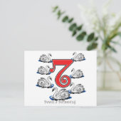 Zwemmen Briefkaart (Staand voorkant)