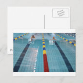 zwemmen briefkaart (Voorkant / Achterkant)