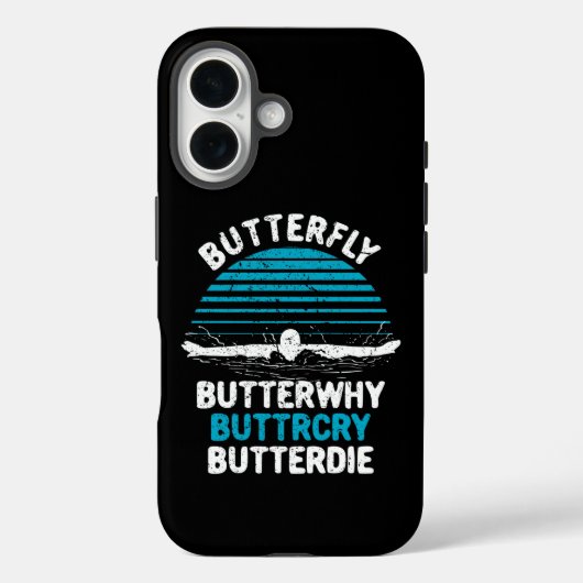 Zwemmen - Butterfly ButterWhy Case-Mate iPhone Case (Achterkant)