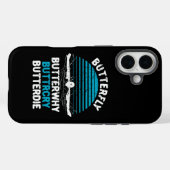 Zwemmen - Butterfly ButterWhy Case-Mate iPhone Case (Achterkant (horizontaal))