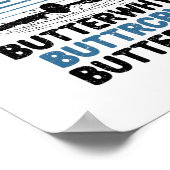 Zwemmen - Butterfly ButterWhy Poster (Hoek)