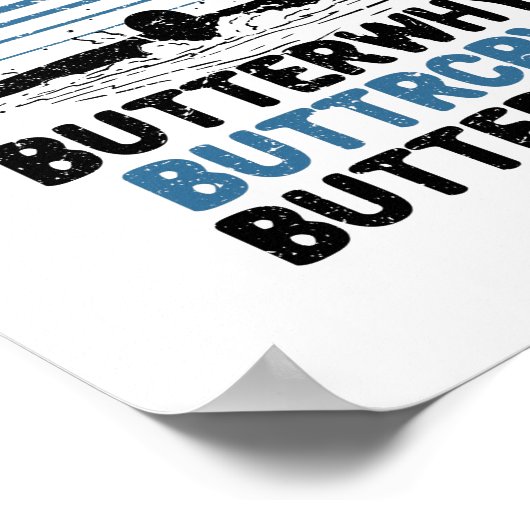 Zwemmen - Butterfly ButterWhy Poster (Hoek)