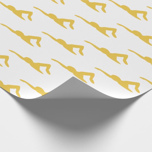 Zwemmen Cadeaupapier (Hoek)