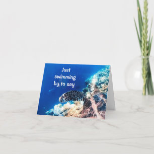 ZWEMMEN DOOR TE ZEGGEN **HAPPY 60th BIRTHDAY** Kaa Kaart