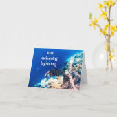 ZWEMMEN DOOR TE ZEGGEN **HAPPY 60th BIRTHDAY** Kaa Kaart (Gele Bloem)